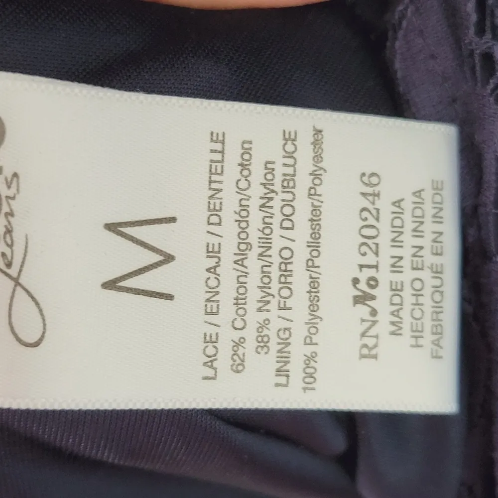 Kensie Jeans navy off shoulder blouse size medium - Image 8