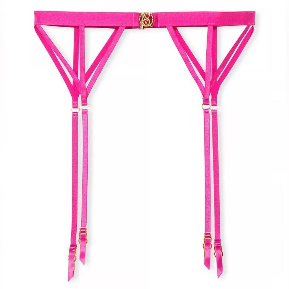 Victoria's Secret Strappy Logo Garter Belt and Panty - Image 2