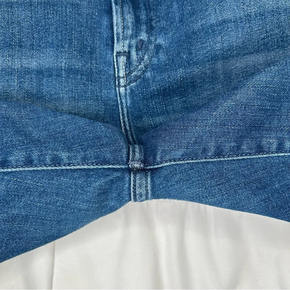 Mother The Hustler Ankle Fray jeans Wish On A Star 32 Blue - Image 5