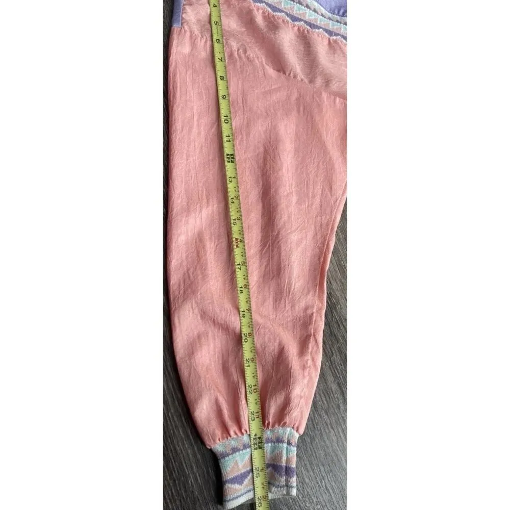 Vintage Saint Germain Women’s Sz Small Jacket Track Light 70s 80s Color Purple - Image 6