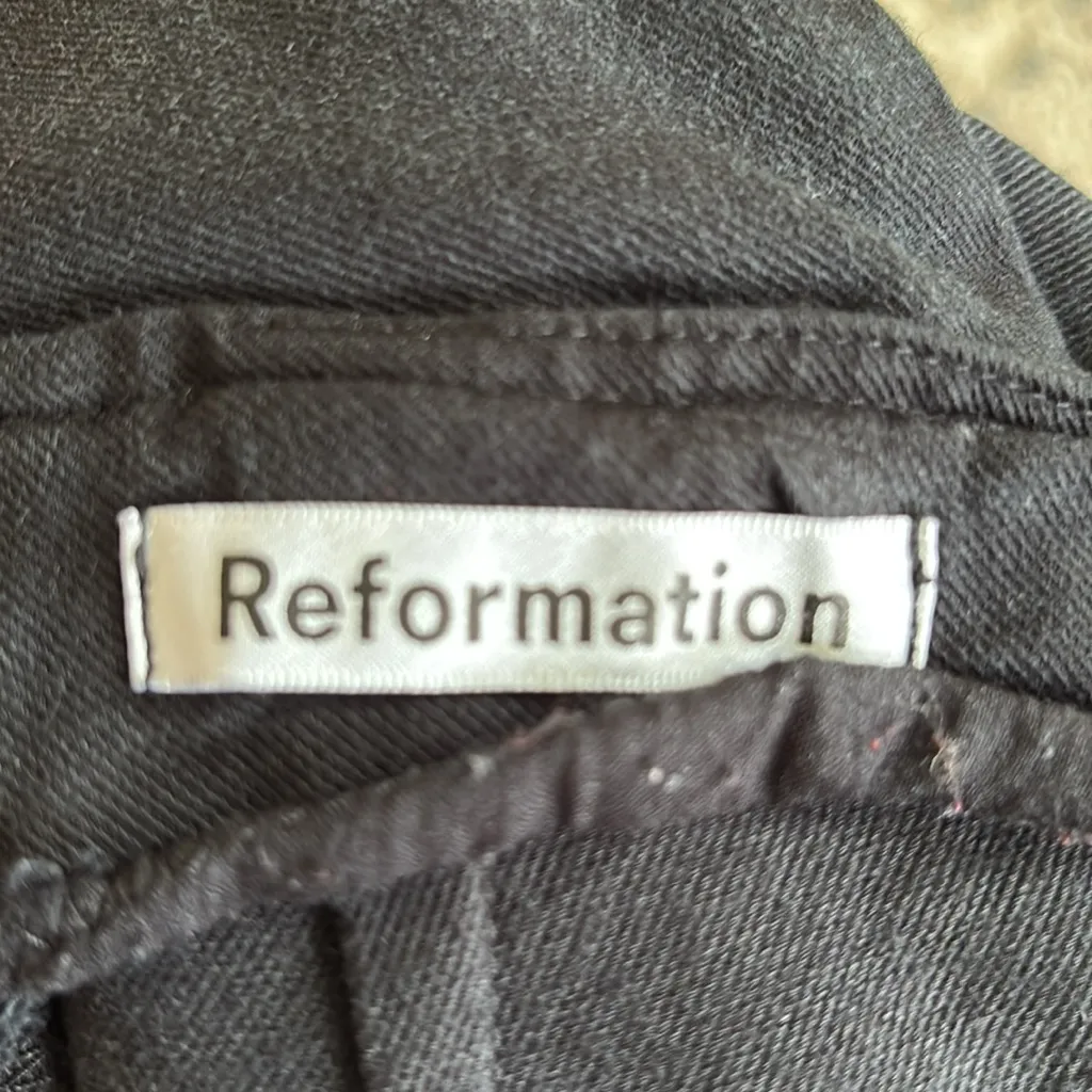 5 for $25 Reformation black pants straight leg business office wear - Image 7