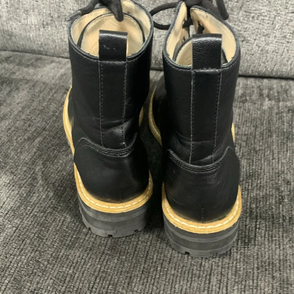 VICI  Faux Leather Combat Boots Size 7 - Image 6