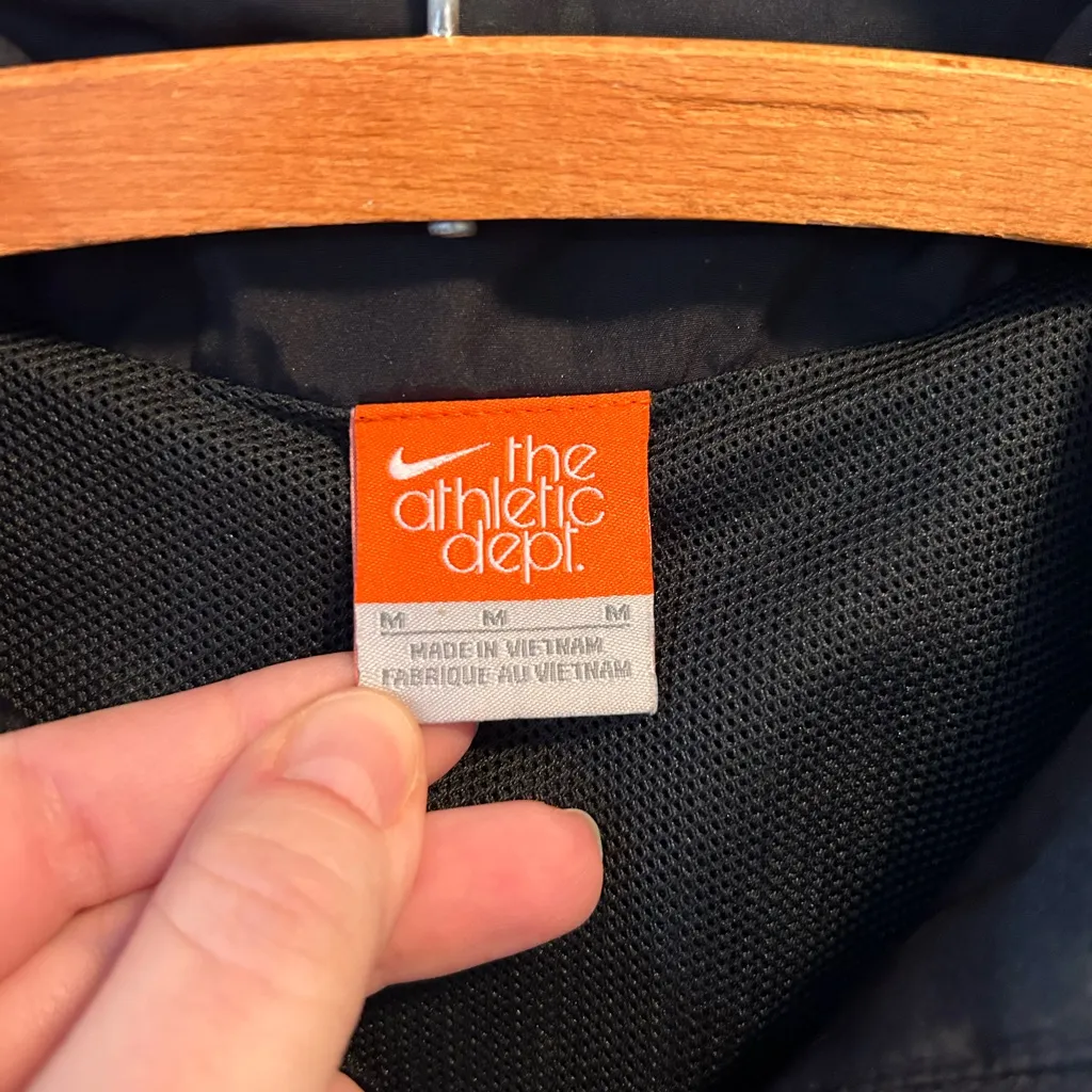 Nike The Athletic Dept Zip Track Jacket Womens M Sporty Retro Activewear Pink - Image 2