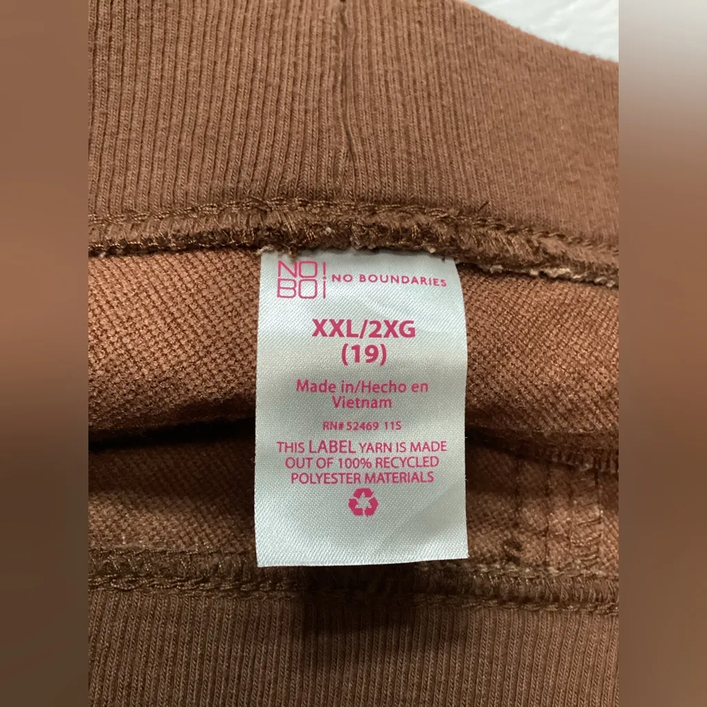 No Boundaries Womens Leggings Animal Print Brown Size XXL - Image 6