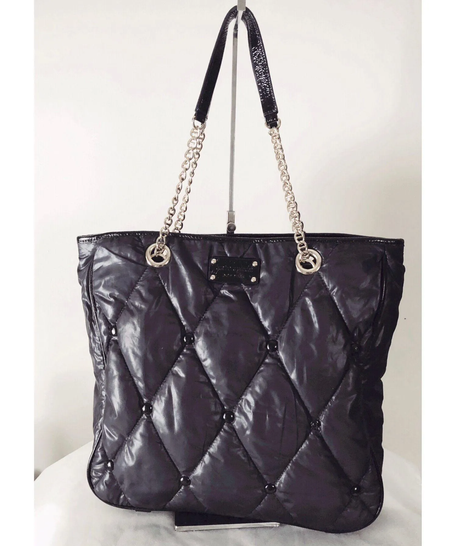 Black Nylon Tote - Image 4