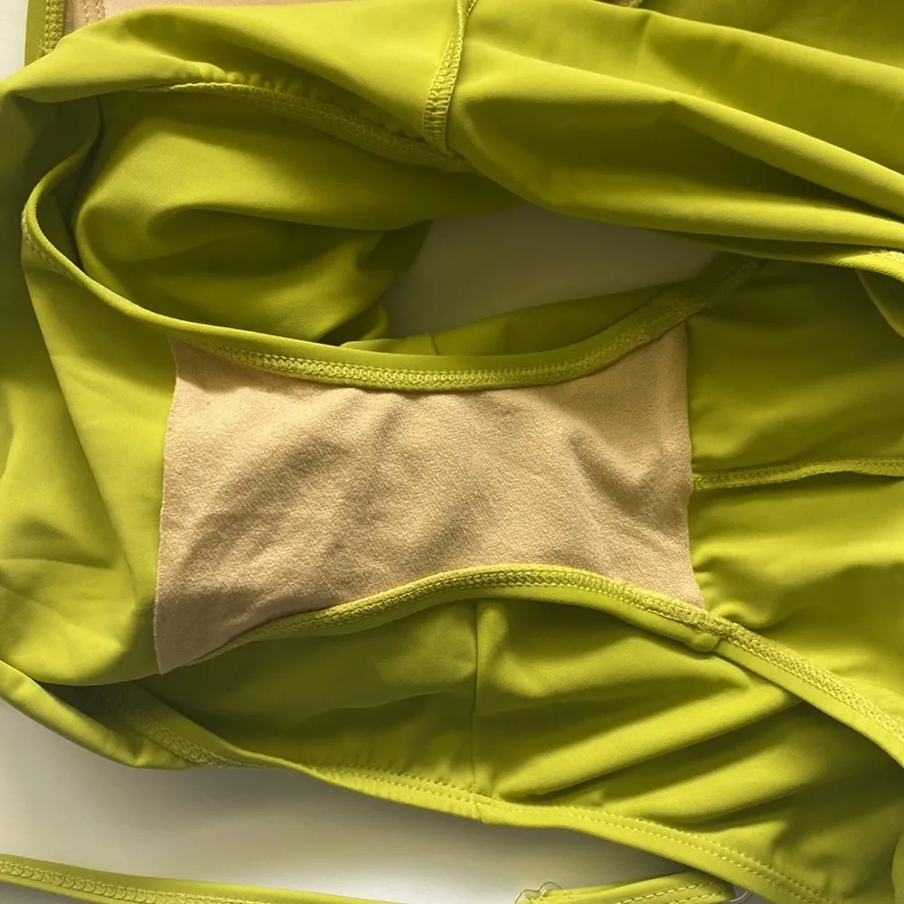 Y2K vintage Newport News bejeweled v-neck one piece swimsuit, size 12 tall - Image 12