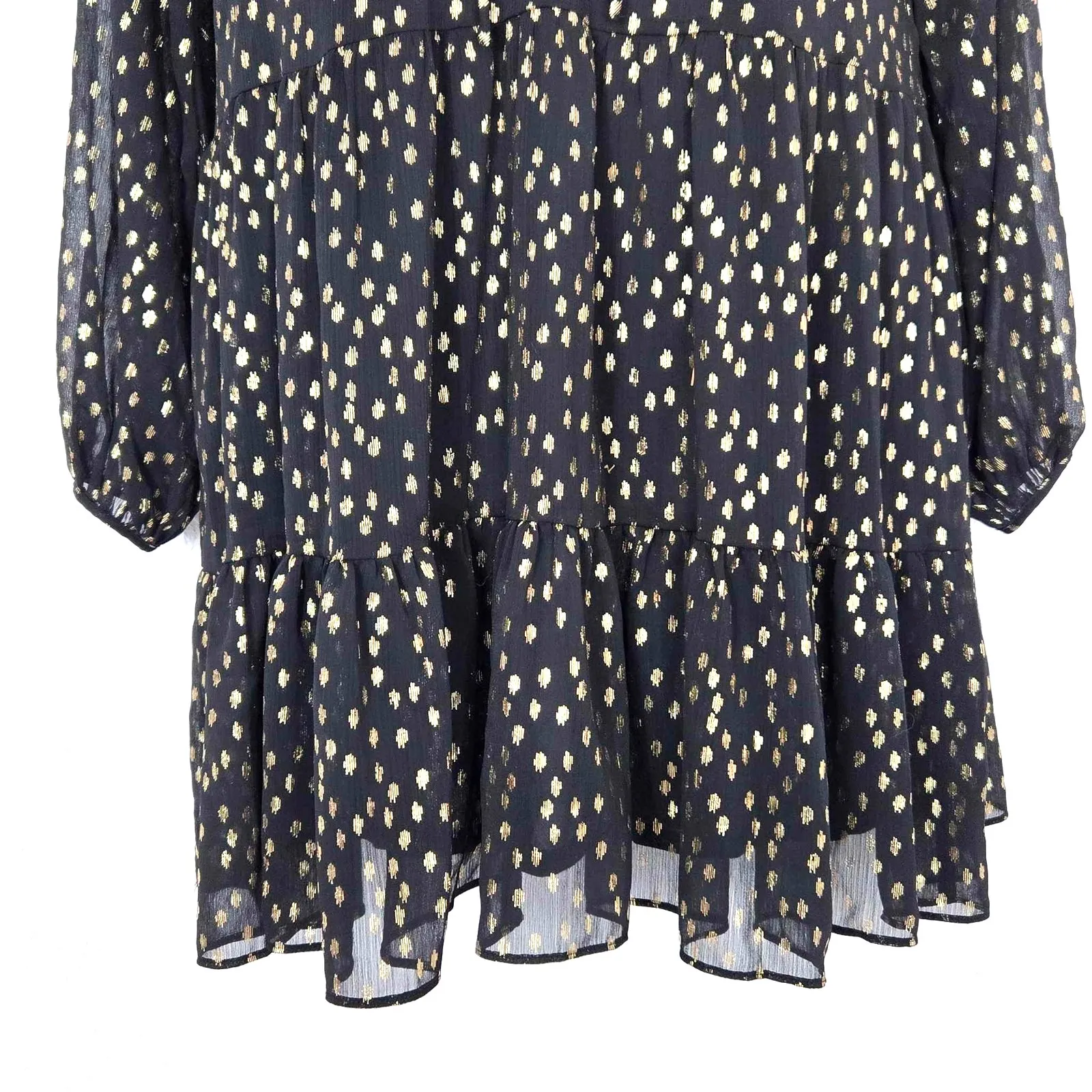 H&M Balloon-Sleeved Dress Size 2 - Image 4