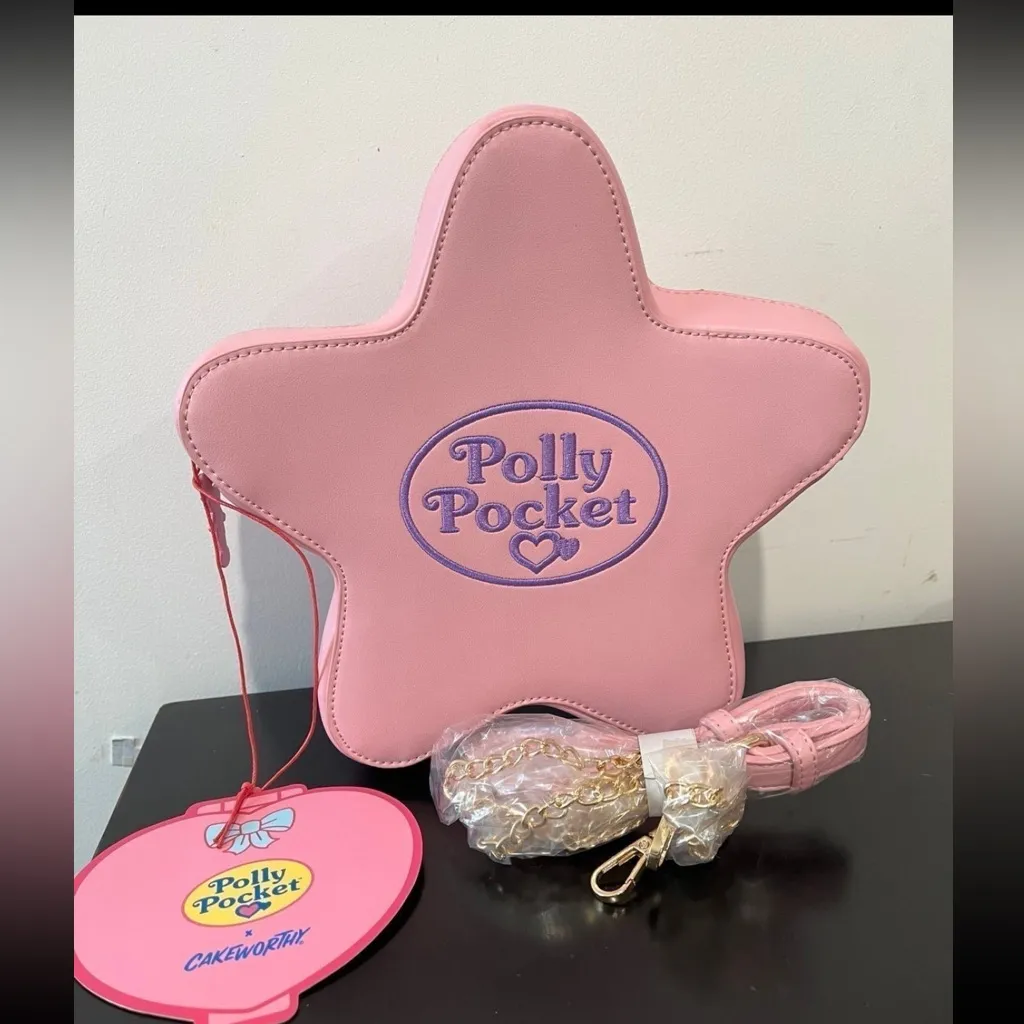 Cakeworthy x Mattel Polly Pocket Star Purse Pink - Image 5