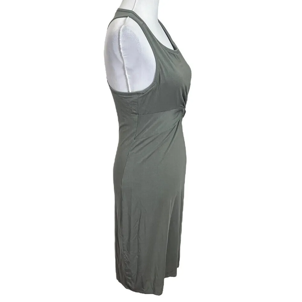 Athleta Barre Bralette Dress Women’s Small Sage Green Knot Racerback Soft Sport - Image 5