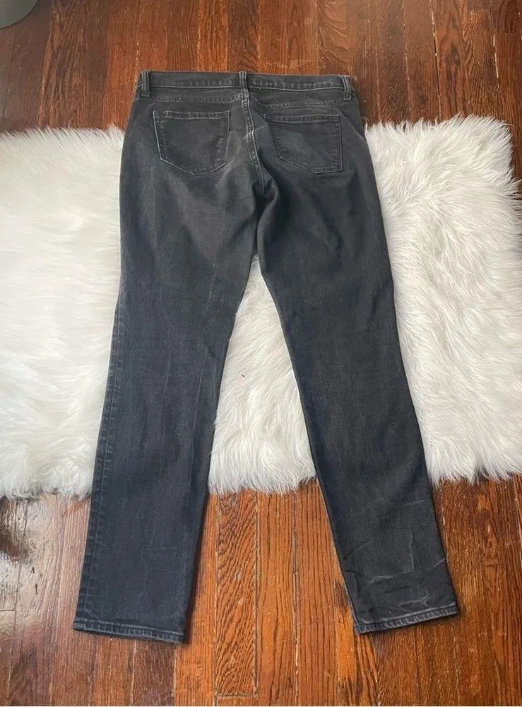 GAP Black Straight Leg Jeans with Stretch - Image 4