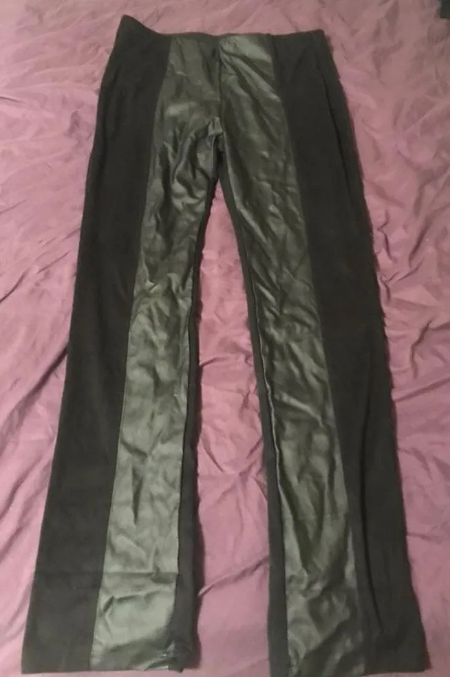 Umgee Black Leather Leggings - Image 3