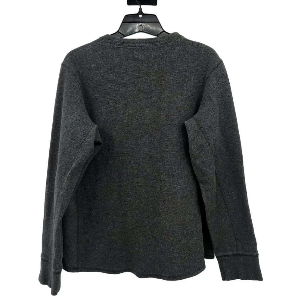 Duluth Trading Henley Womens M Used Gray 35052 - Image 2