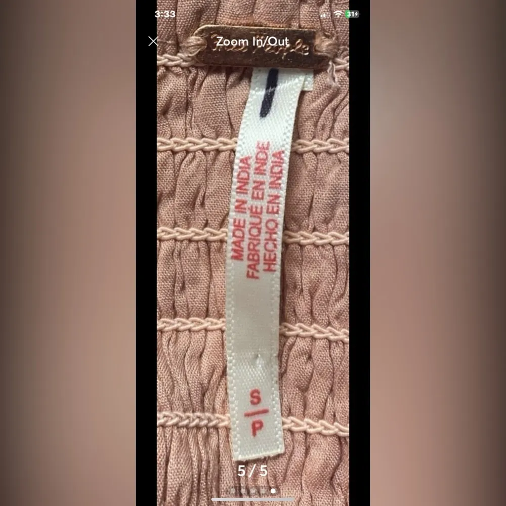 Free People Malina Mini Dress. Size Small - Image 5