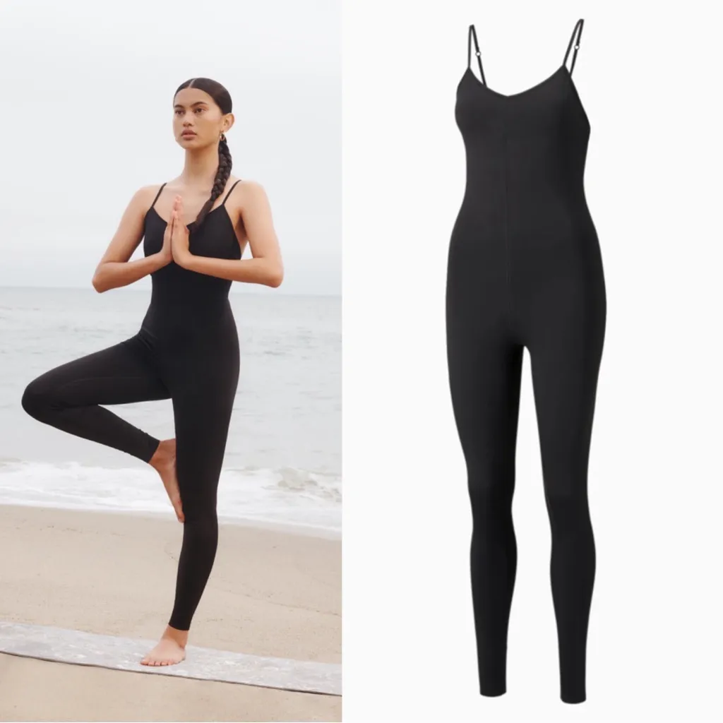 Puma x goop • Training Bodysuit onesie jumpsuit black ellaVATE workout yoga Size XL - Image 3