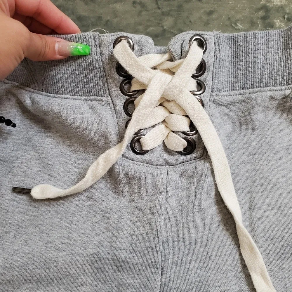 Lea & Viola Lounge Gray Shorts - Image 2