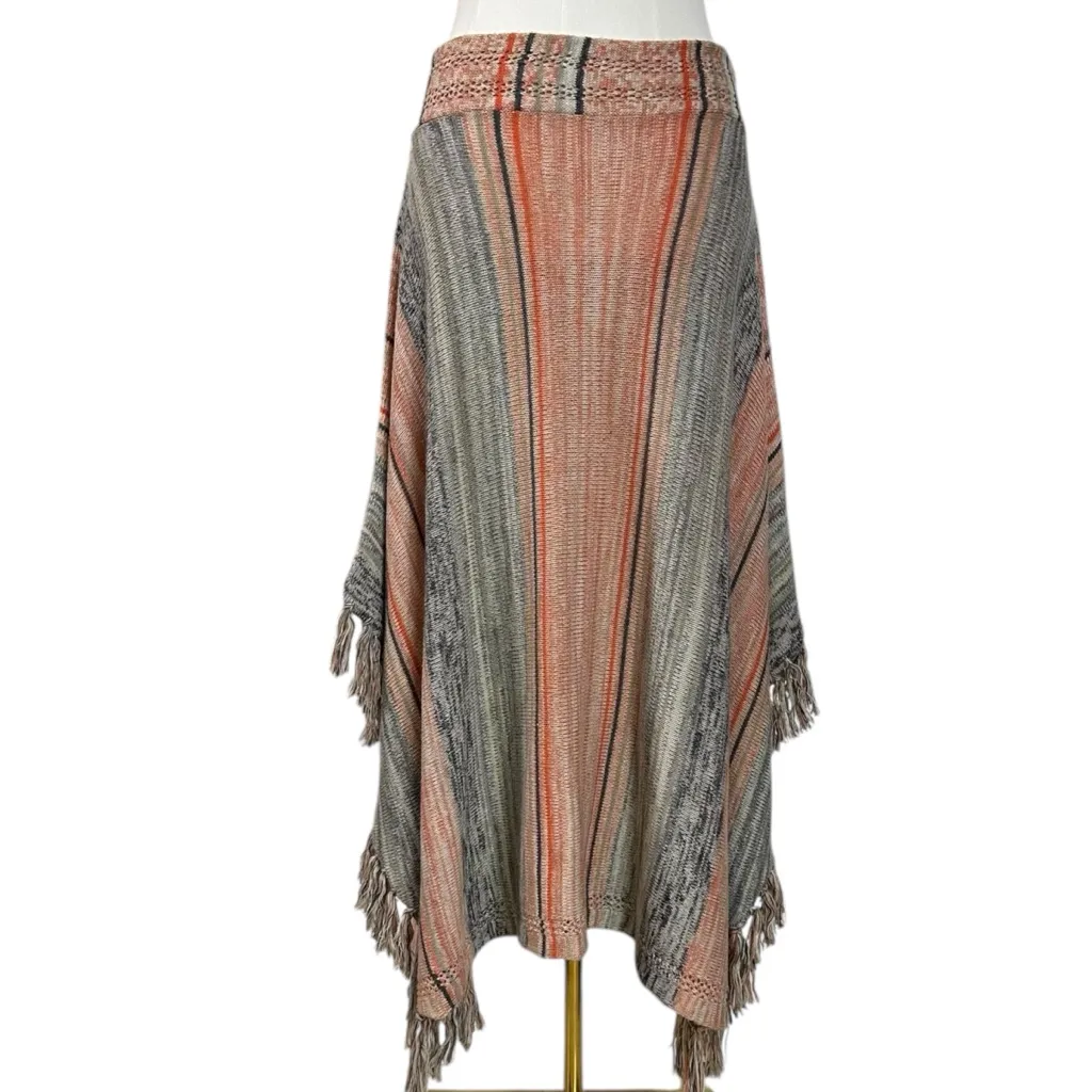 Anthropologie Western Bohemian Sparrow Wool Cashmere Fringe Sweater Skirt Medium - Image 7