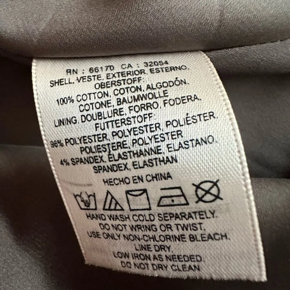 Anthropologie Postage Stamp Wood Grain Brown Watercolor Skirt Academia Twee Fall - Image 4