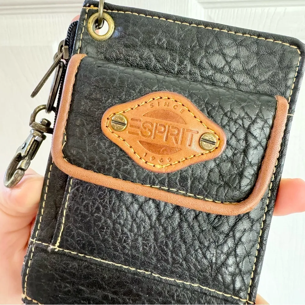 NWOT 90’s Esprit Vintage card holder keychain wallet pouch - Image 2