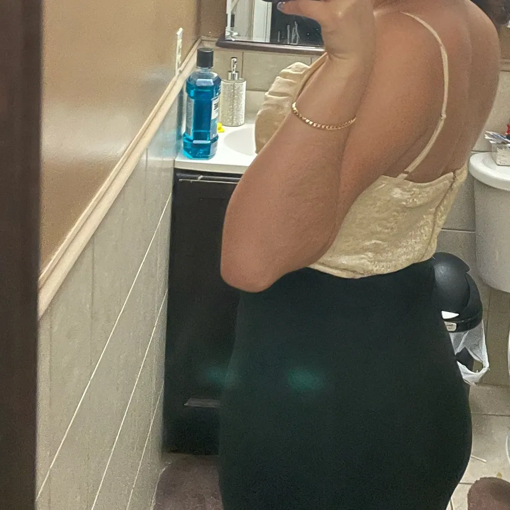 Cream Satin Corset Top - Image 4