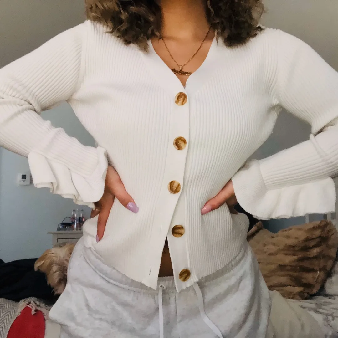 cry baby knit sweater White - Image 3