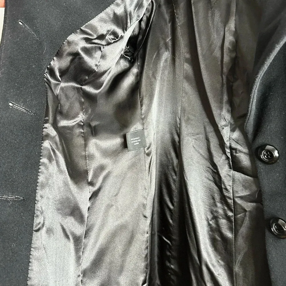 George Simonton Studio Designer Black Wool Peacoat. Sz: 10 Petite. Size 10P - Image 14
