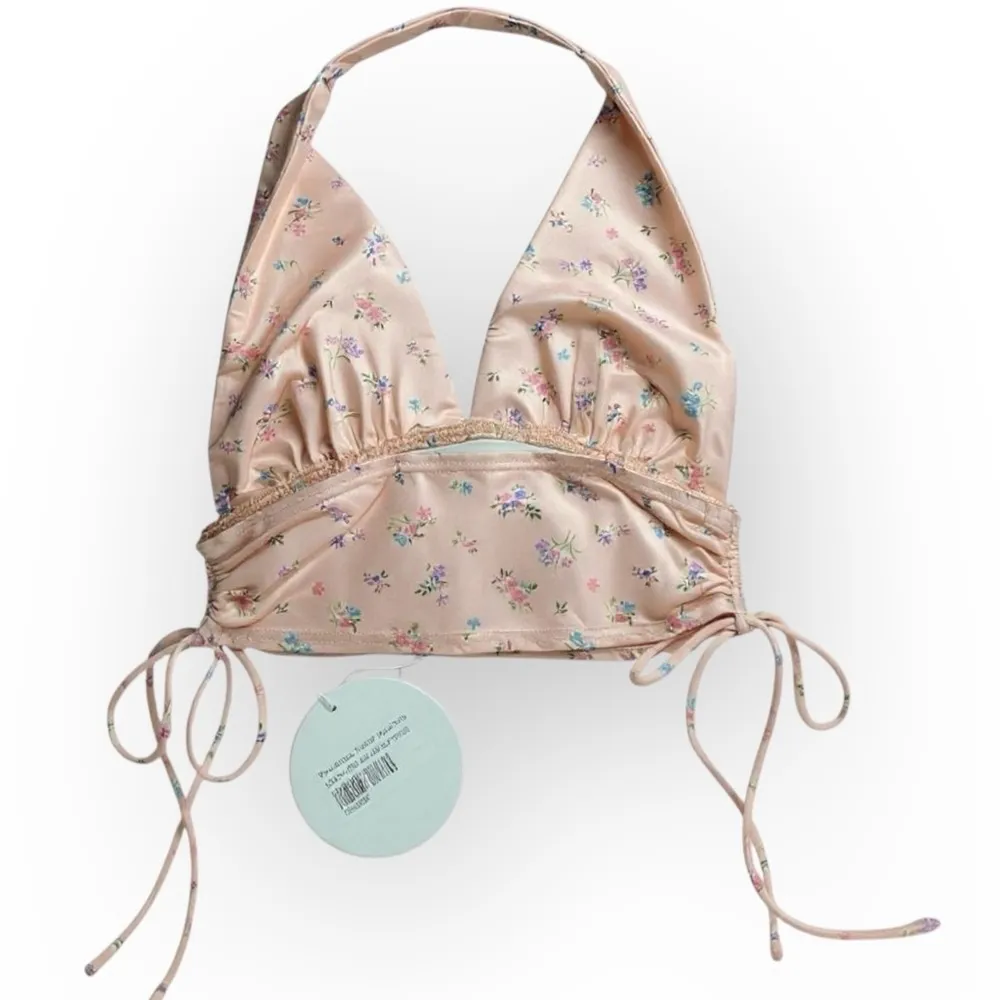 Princess Polly Penelope Pink Halter Top Size 6 - Image 3