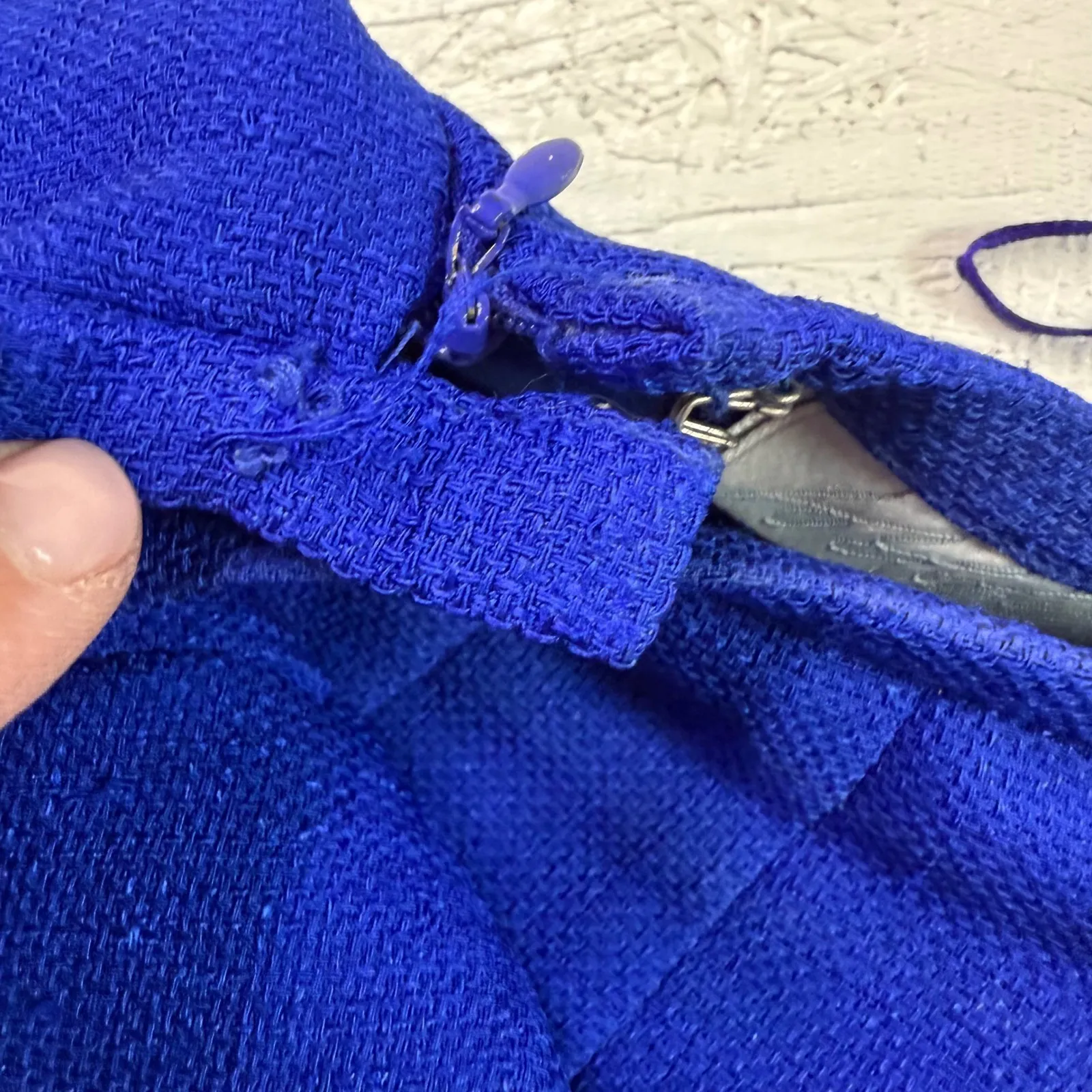 Vintage Lord & Taylor Royal Blue Skirt Suit Set Blazer and Skirt Size 10‎ - Image 15