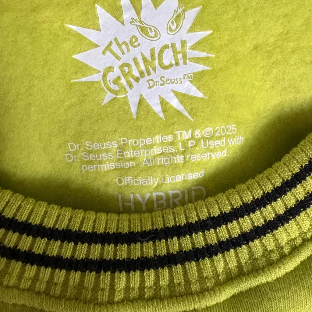 Grinch Ugly Christmas Sweatshirt - stock photos vary from mine- like new! - Image 9