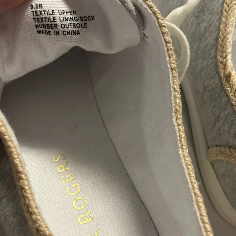 Jack Rogers Sneakers Lia Rope Sneaker in Grey Jersey Sz 9.5 NEW IN BOX NIB - Image 8