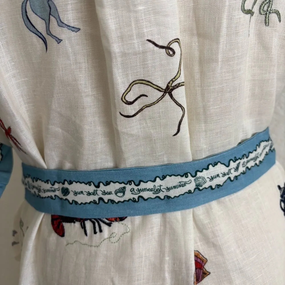 NWOT Alemais Embroidered White Maxi Dress Size 4 - Image 15