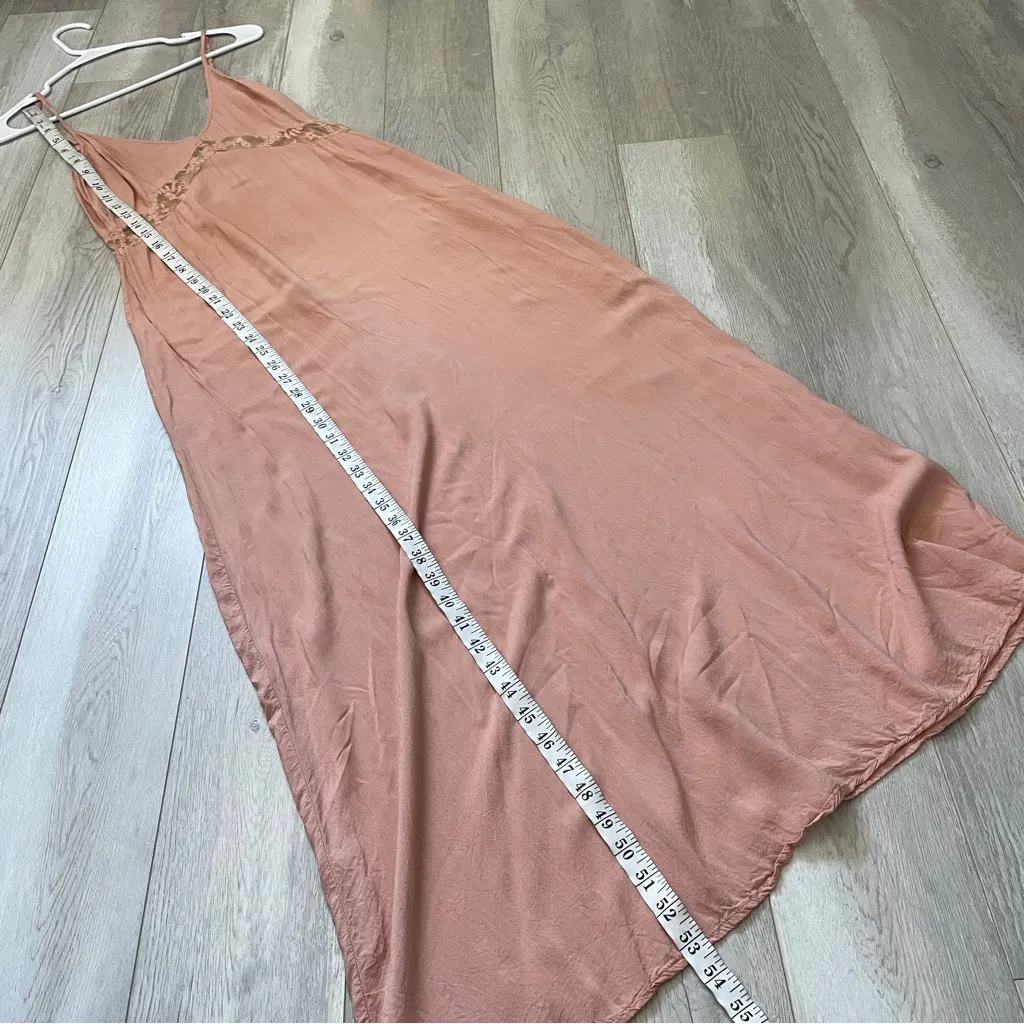 Honey Punch Maxi Dress lace slip womens Pink (medium) chic party feminine simple - Image 6