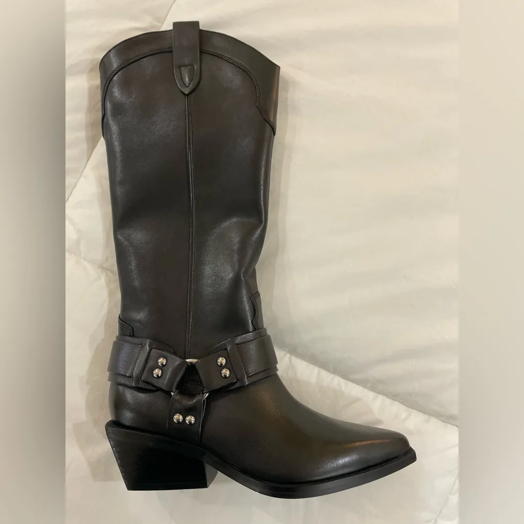 Marc Fisher black leather Boots - Image 6