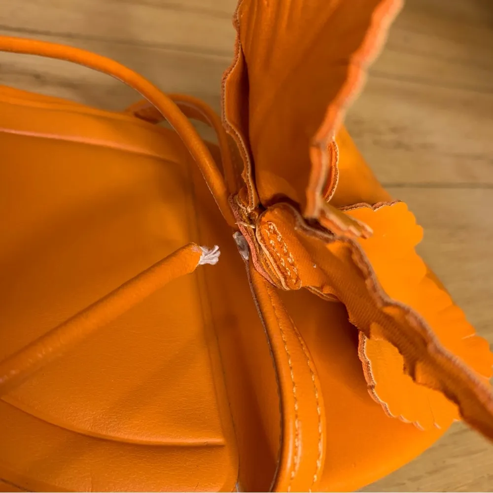 Open Edit Zuri Ankle Strap Sandal in Orange - Size 9 - Image 3