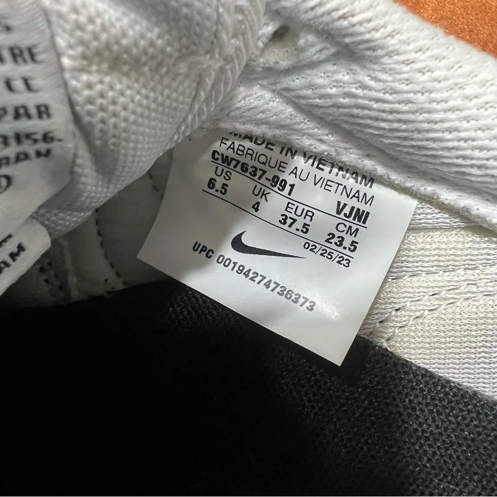 Nike Internationalist Retro Running Training Shoes 6.5 Black White Burgundy - Image 8