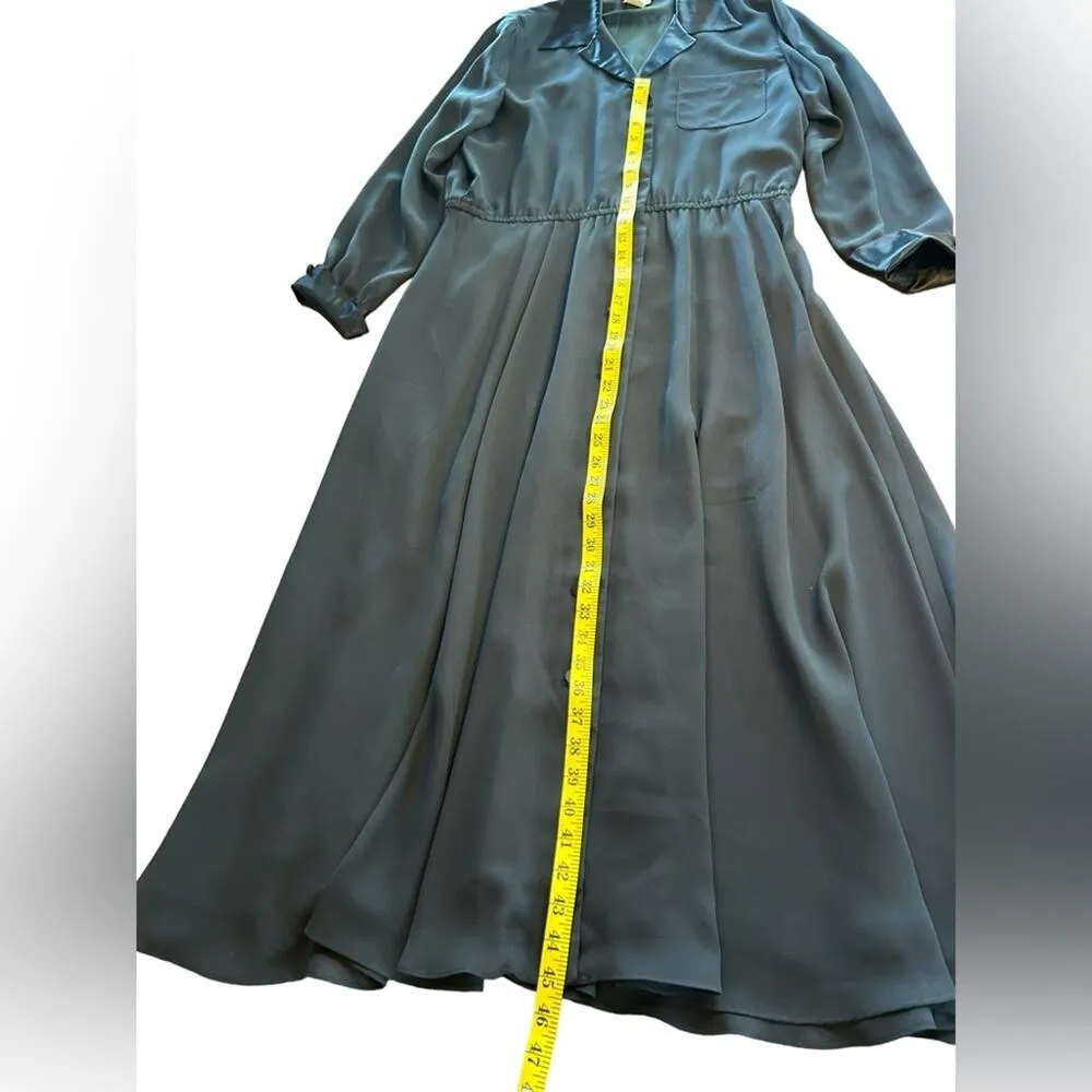 Rare Vintage Myles Studio For The Warrens Classic Elegant Black Dress - Image 7