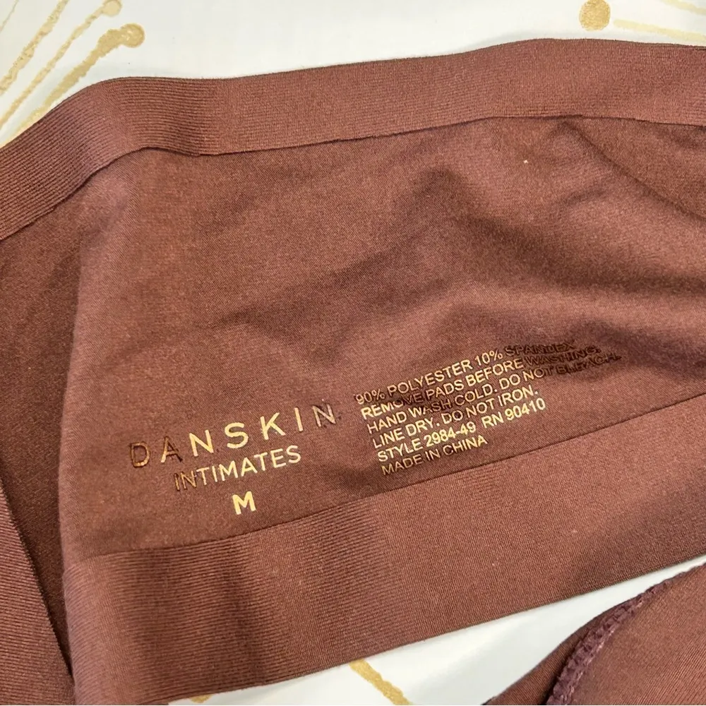 Danskin Brown Soft wireless Bra Medium - Image 5