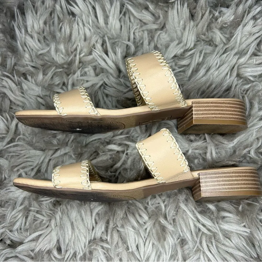 Joie Chiara neutral nude double strap square toe sandal women’s shoe size 8.5 - Image 3