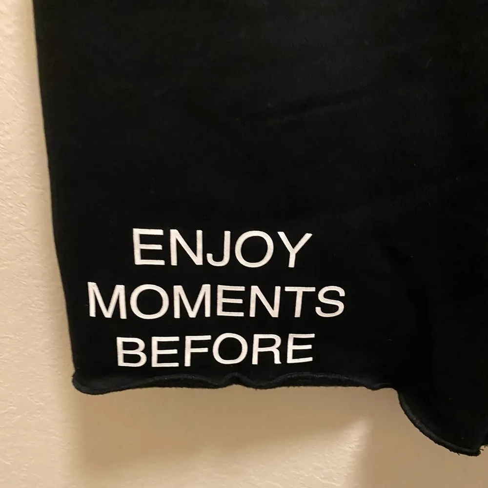 Revolve Mayfair The Label Black Graphic Drawstring Shorts Size M/L - Image 10