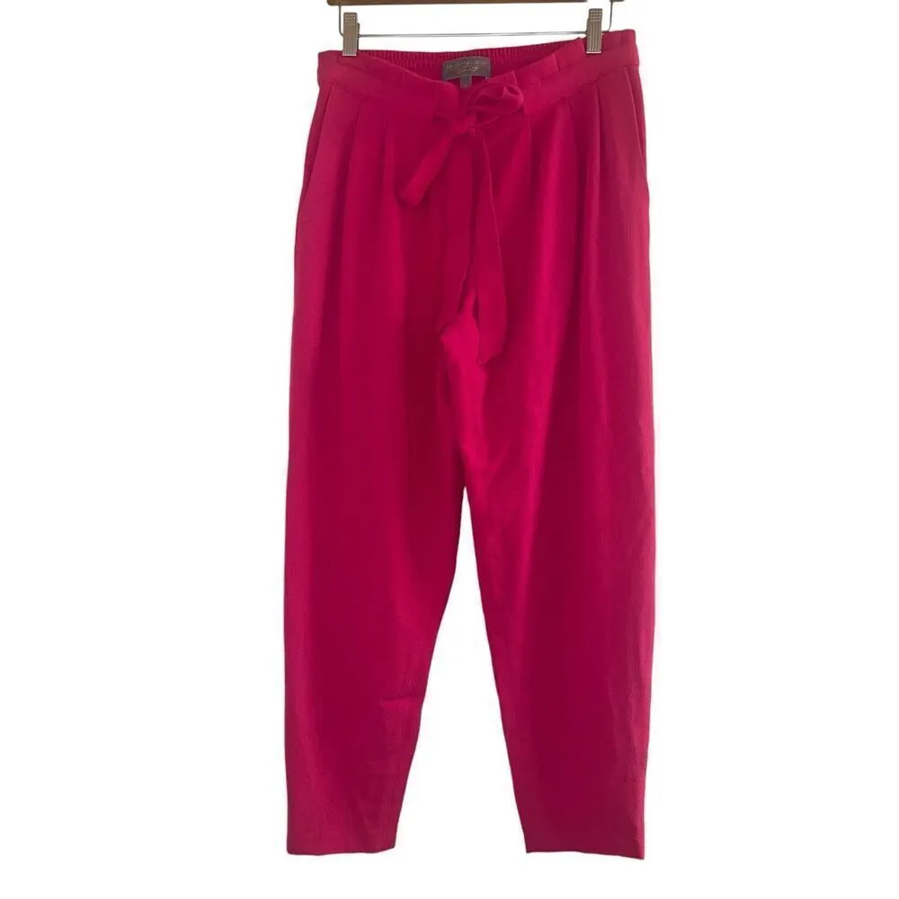 ✨Melissa McCarthy Seven7 Pink Tie Front Sz Medium Pants✨ Pink - Image 5