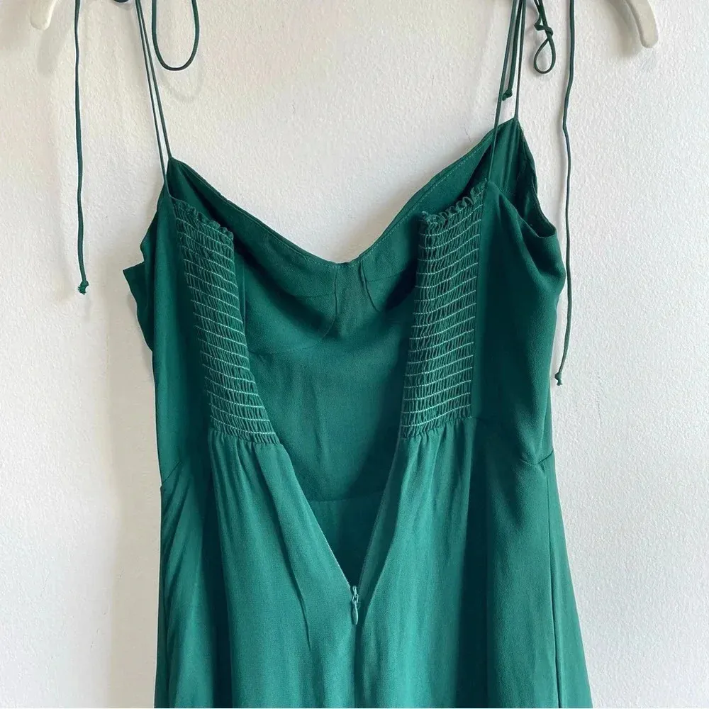 Reformation Juliette Dress Green 4 - Image 14