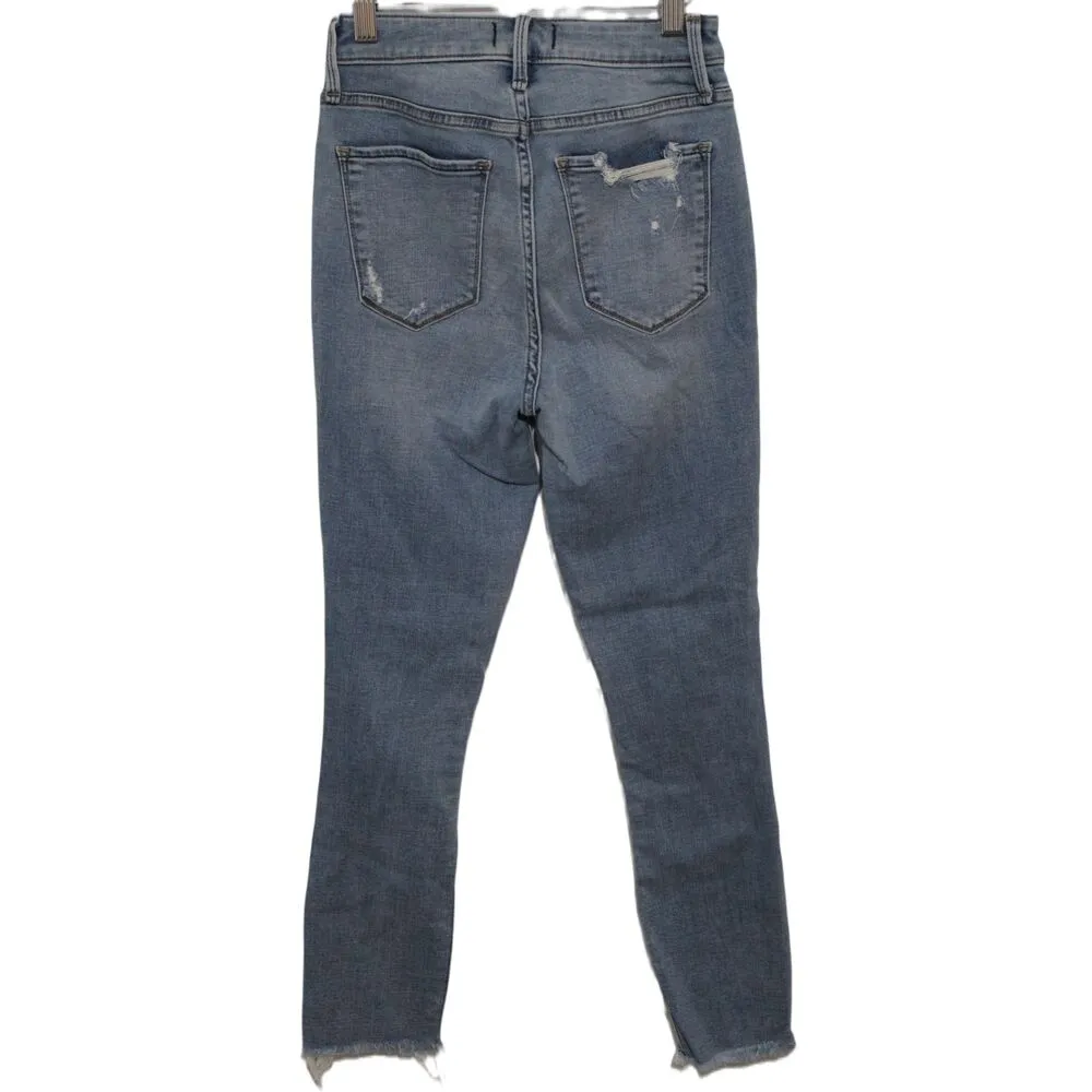 Abercrombie & Fitch Curve Love High Rise Super Skinny Ankle Blue Jeans Size 25 0 - Image 2