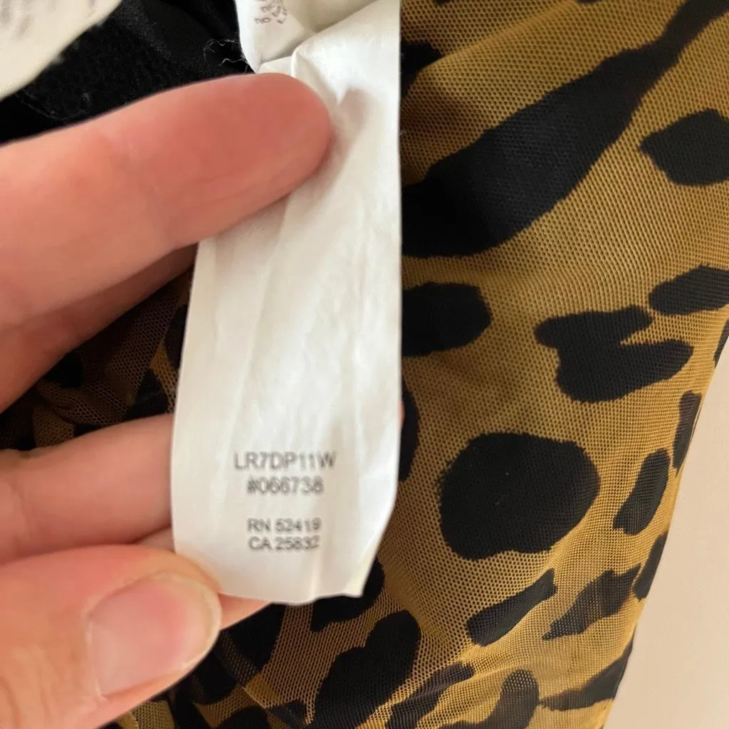 LAUREN By Ralph Lauren Ocelot Leopard Print Fly Away One-Piece Swimsuit Size 18 - Image 10