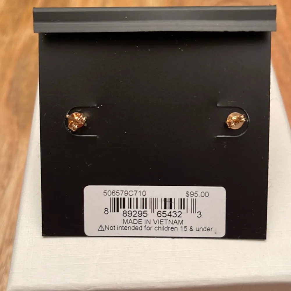 NWT Coach Gold Halo Stud Earrings - Image 3