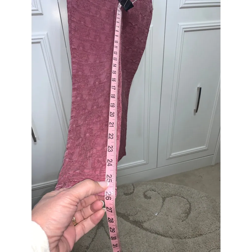 Free People Women's Red Jacquard Textured Skinny Jeans‎ Size 26 - Image 7