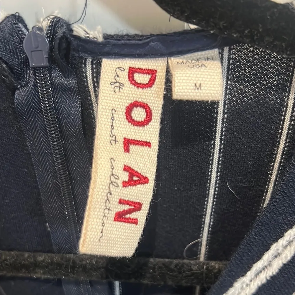 Anthropologie Dolan Canovas Striped Cap Sleeve V Neck Jumpsuit - Image 9