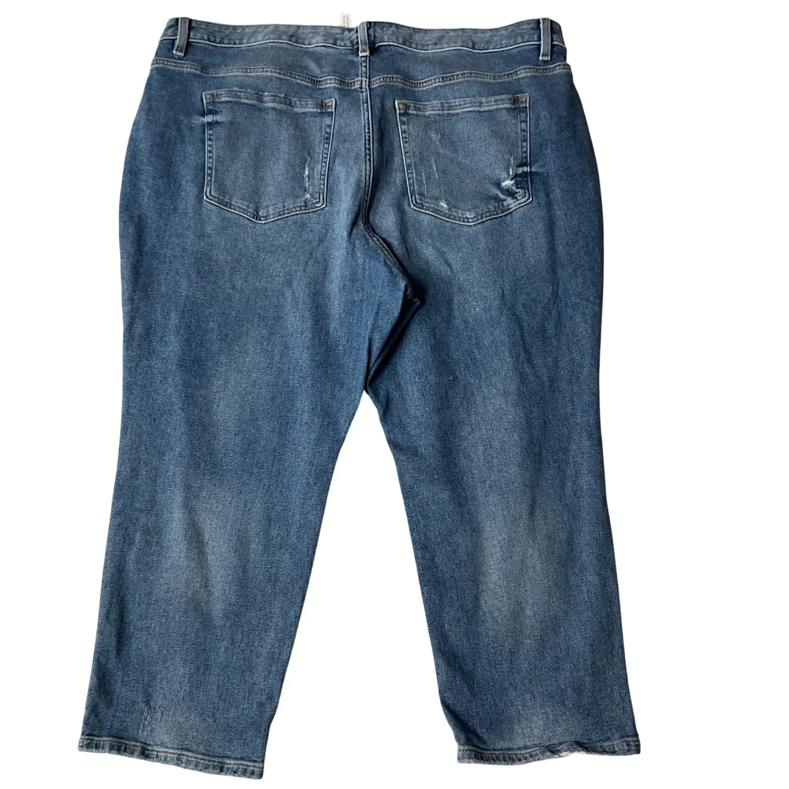 Lane Bryant Women's Flex Magic Waistband Mid-Rise Girlfriend Crop Jeans Size 22 - Image 4