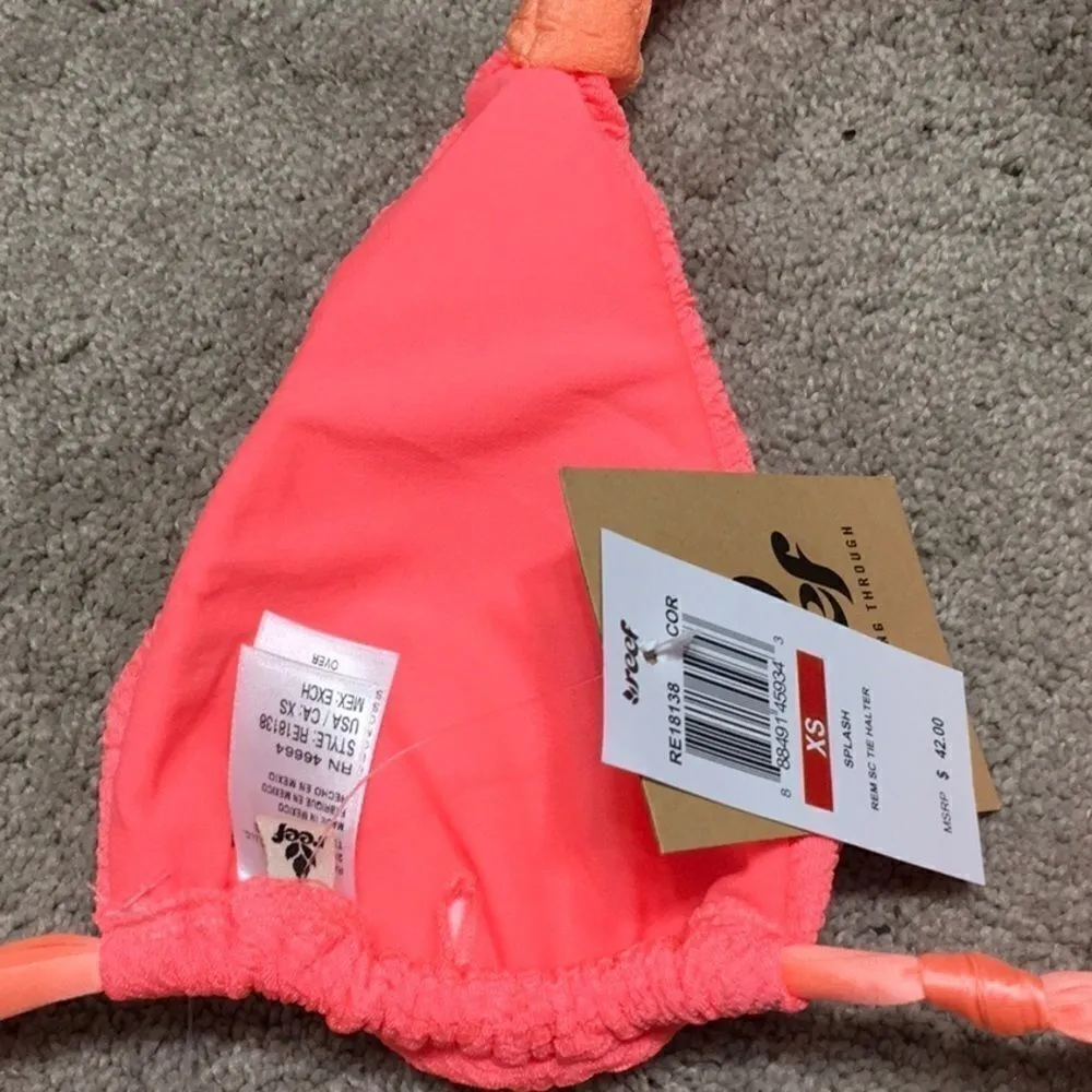 HOBIE neon splash string bikini top. NWT - Image 5