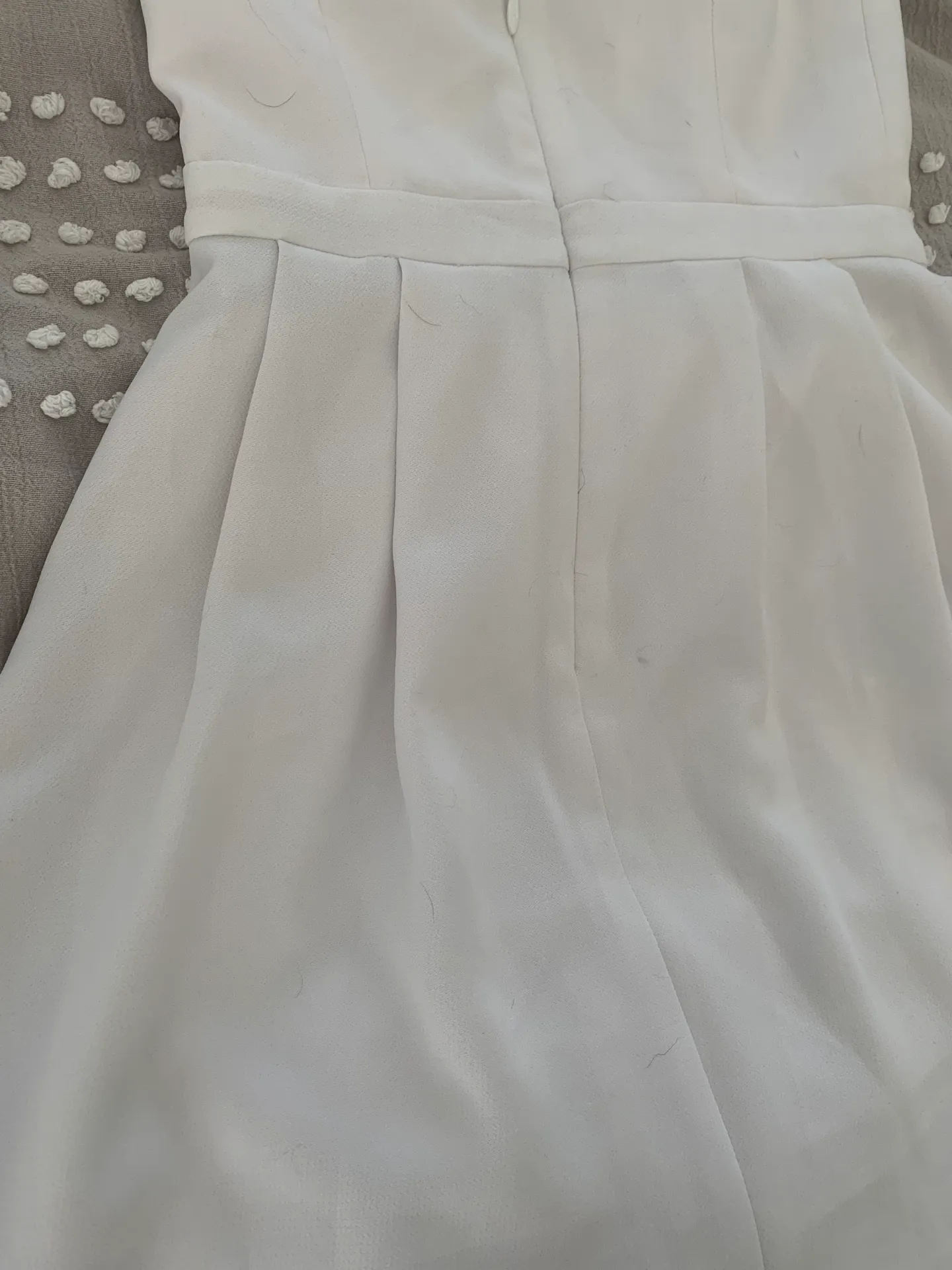 White Lace Cocktail Dress  - Image 8