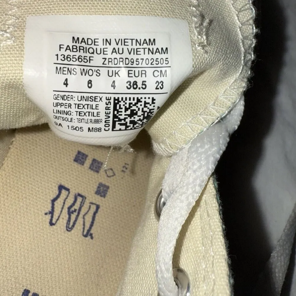 Converse Chuck Taylor All Star Low Unisex Mens 4 Womens 6 Mint Green Girls Boys - Image 12