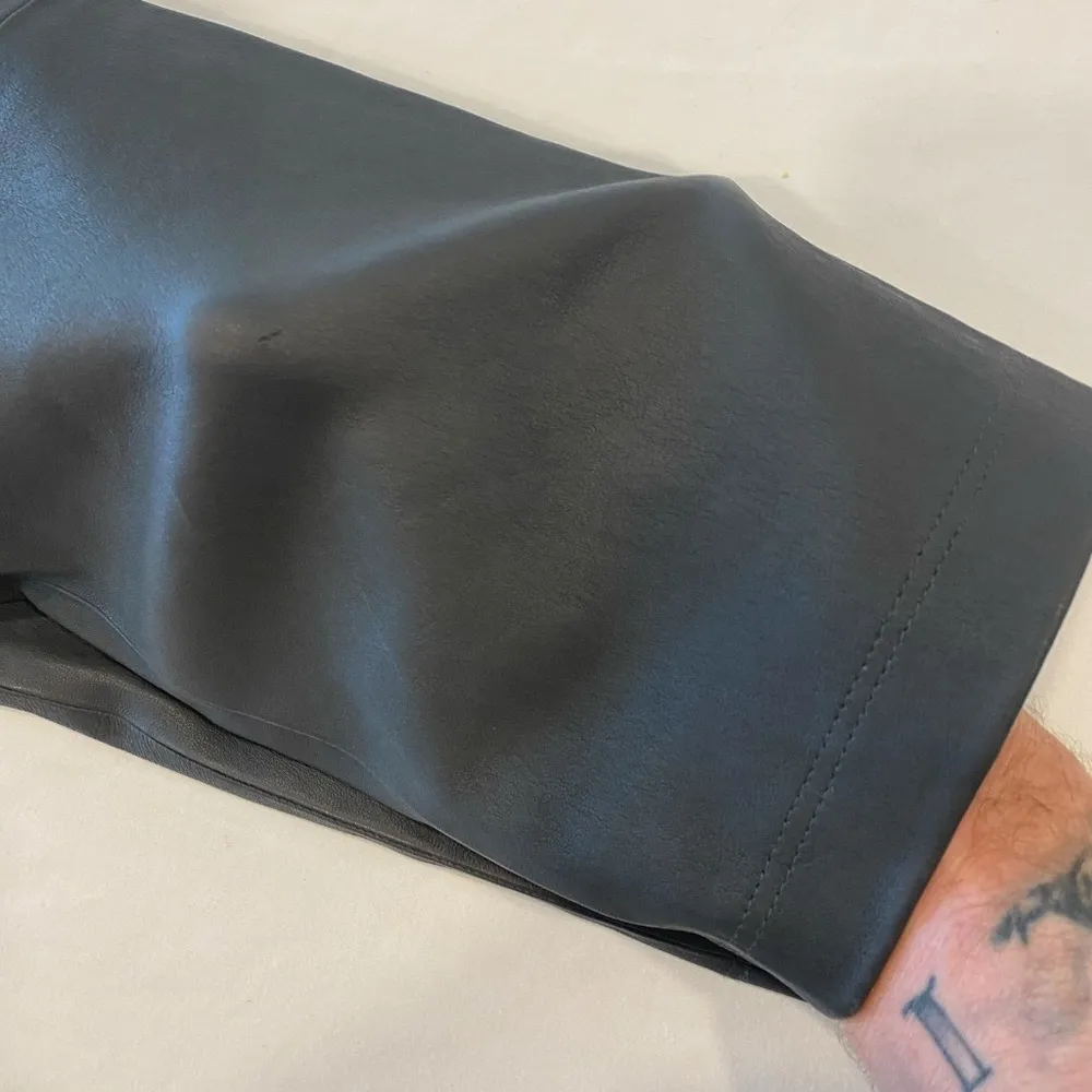 Helmut Lang Women's Lamb Leather Pull On Trousers - 12 - Image 13